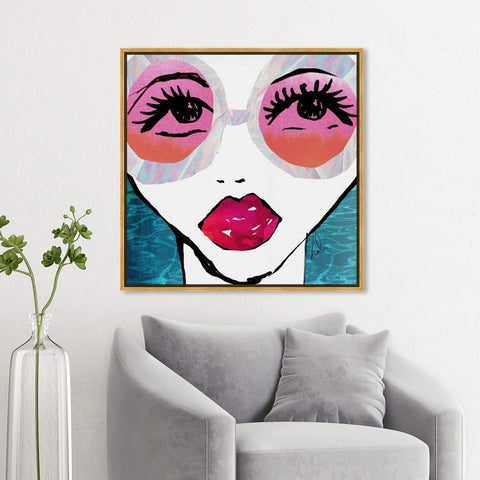 The Oliver Gal Artist Co. Fashion and Glam Framed Wall Art Canvas Prints 'Rea...