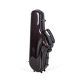 Crossrock Fiberglass Alto Saxophone Case - Includes Accessory Pocket, Removab...