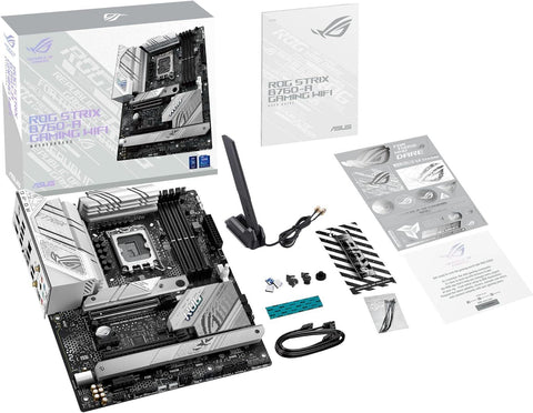 ASUS ROG Strix B760-A Gaming WiFi ATX Motherboard - Intel B760, DDR5, PCIe...