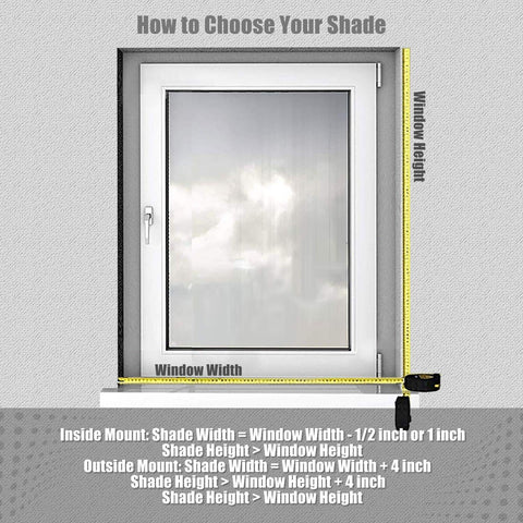 Blackout Cellular Shades Cordless Blinds Window Shades for Home, 45W x 64H, C...