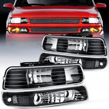 Nilight Headlight Assembly for 1999 2000 2001 2002 Chevy Silverado Avalanche ...