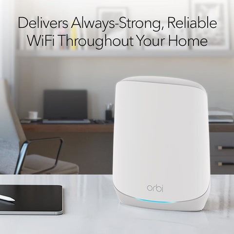 NETGEAR Orbi Whole Home Tri-Band Mesh WiFi 6 System (RBK762S) &#8211; Router Wit