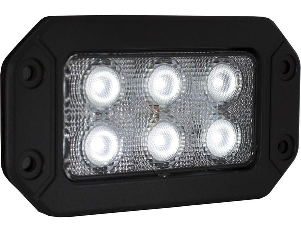 Buyers Products 6.5 Inch by 3.5 Inch Rectangular LED Clear Flood Light, Small