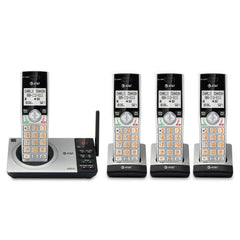 AT&T CL82407 DECT 6.0 4-Handset Cordless Phone for Home with Answering Machin...