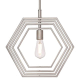 Westinghouse 6369800, Holly One-Light Indoor Pendant, 15-Inch, Metal, Brushed...