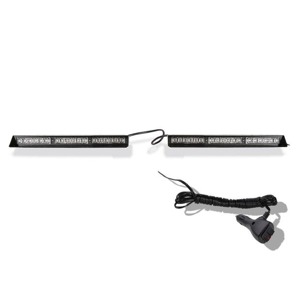 Hawking 3 Interior 3 WATT Windshield Interior LED Strobe Visor Light Bar Emer...