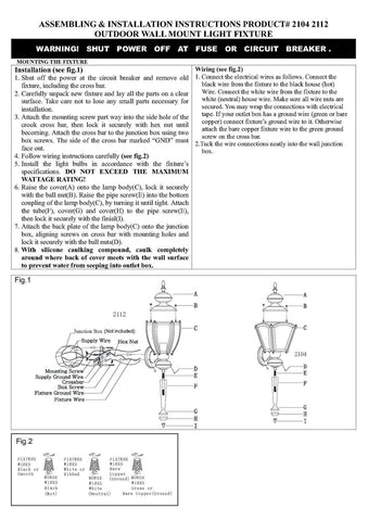 Livex Lighting 2112-02 Outdoor Wall Lantern with Clear Beveled Glass Shades, ...