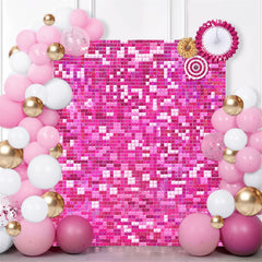 Shimmer Wall Backdrop Hot Pink Shimmer Wall Panels Party Backdrop Glitter Pho...