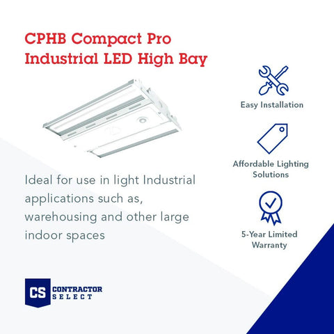 Lithonia Lighting CPHB 12LM MVOLT 40K Compact PRO LED Bay Light, High Bay, 12...