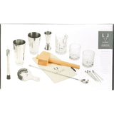 Viski 17-Piece Bar Tools Bartender Tool Kit - Cocktail Making Kit - Bartendin...