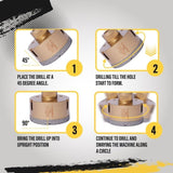 Calidad Diamond Core Drill Bit - Vacuum Brazed Diamond Hole Saw - High-Precis...