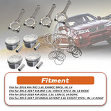 1set Connecting Rod & Piston Rings Kit 23510-2B010 23041-2B600 23041-2B610 Pi...