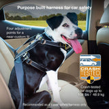 Kurgo Impact Dog Car Harness, Crash Tested Dog Car Harness, Safety Harness fo...