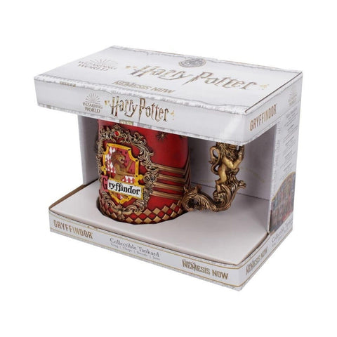 Nemesis Now Harry Potter Gryffindor Hogwarts House Collectible Tankard, 1 Cou...