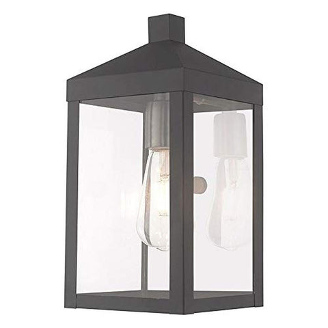 Livex Lighting 20582-76 Nyack - 12.75" One Light Outdoor Wall Lantern, Scandi...