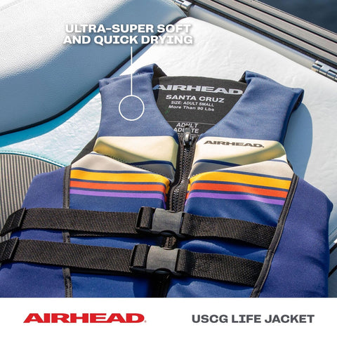 Airhead Santa Cruz Life Vest Multiple Sizes - Swim Vests for Adults, Children...