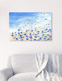 The Oliver Gal Artist Co. Oliver Gal 'Beach View' Blue Nautical and Coastal W...