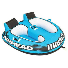 Airhead Mach 2, 1-2 Rider Towable Tube for Boating One Size, Blue