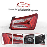 Tail Light Brake Lamps Compatible with 2019 2020 2021 2022 Chevy Malibu Rear ...