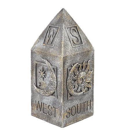 Evergreen Garden Compass Garden Totem - 9 x 17 x 9 Inches