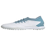 adidas Unisex Predator Accuracy.3 Turf Soccer Shoe 9.5 Wht/Wht/Preblu