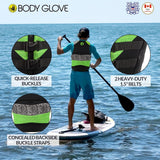 Body Glove Phantom Men's Life Vest, Lightweight Neoprene Life Jacket, USCG an...