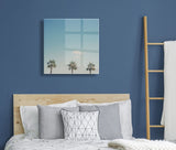 Kate and Laurel A Trio Of Palm Trees Floating Acrylic Art by Laura Evans, 23x...