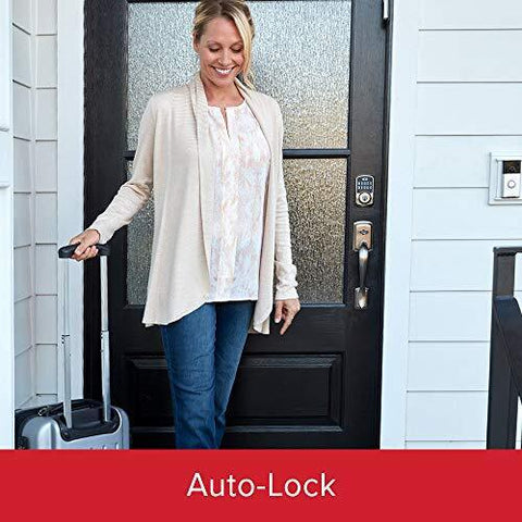 Kwikset 99420-002 Aura Bluetooth Programmable Keypad Door Venetian Bronze