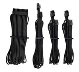 CORSAIR Premium Individually Sleeved PSU Cables Starter Kit &#8211; Black, 2 Yr