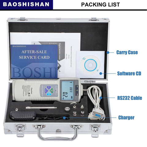 BAOSHISHAN ZP-50N Digital Force Gauge Push Pull Gauge with Output Function, C...