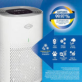 Clorox Smart Air Purifiers for Home, Medium Rooms, Works with Alexa, White