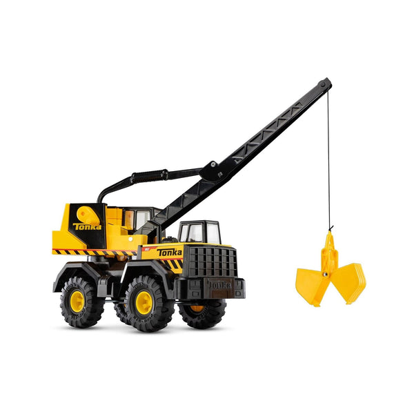 Tonka Steel Classics Mighty Crane - Made with Steel & Sturdy Plastic, Yellow ...