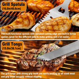 POLIGO 26PC Exclusive BBQ Grill Accessories in Aluminum Case for Birthday Chr...