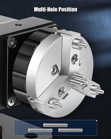 FAHKNS D69 Chuck Rotary Axis, Rotary Chuck for Laser Marking Machine and Fibe...