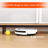 ILIFE V3s Pro Robot Vacuum Cleaner, Tangle-free Suction , 1 Pack, Pearl White