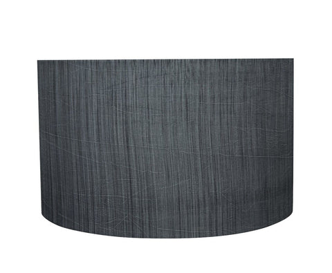 Aspen Creative 58327B, Drum Uno Lamp Shade, Grey & Black, 17" Top x 17" Botto...