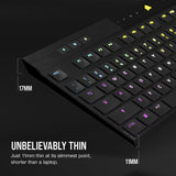 Corsair K100 AIR Wireless RGB Mechanical Gaming Keyboard - Ultra-Thin, Sub-1m...