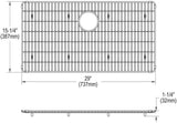 Elkay Crosstown CTXBG2915 Stainless Steel Bottom Grid