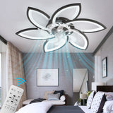 30" Modern Ceiling Fan with Lights Remote Control, Low Profile Ceiling Fan wi...