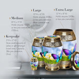 Wild Butterflies Cremation Urn for Ashes for Women - Personalized Cremation U...