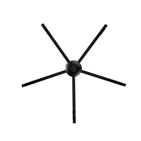 TRANS GLOBE 11645 BK I Linden Collection 30 Inch Five-Light Chandelier - in a...