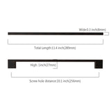 Asidrama 10 Pack 10 Inch(256mm) Oil Rubbed Bronze Kitchen Cabinet Handles, Ca...
