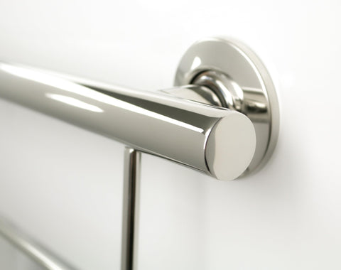 24&#8221; Designer Newport Wall Mount Bathroom Shower Grab Bar with Towel Bar, P
