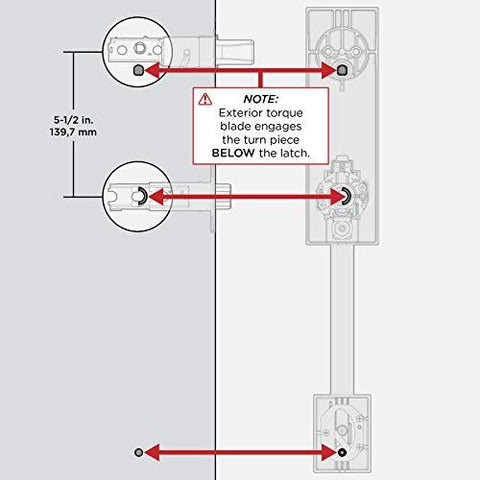 Kwikset Vancouver Low Profile Front Lock Handleset with Microban Matte Black