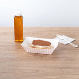 Restaurantware Bio Tek 1 Pound Food Boats 200 Disposable Paper Food Trays - H...