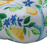 Pillow Perfect Outdoor/Indoor Lemon Tree Tufted Bench/Swing Cushion, 48" x 18...