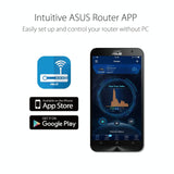 ASUS RT-AX1800S Dual Band WiFi 6 Extendable Router, Subscription-Free Network...