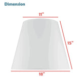 Aspen Creative 32801A Transitional Bell Shaped Spider Construction Lamp Shade...