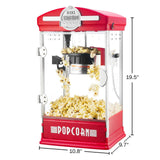 Popcorn Machine - Big Bambino Old Fashioned 10.8" x 9.7" x 19.5", Red