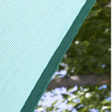 Amgo 10' x 20' Turquoise Rectangle Sun Shade Sail Canopy Awning UPF50+ AGTAPR...
